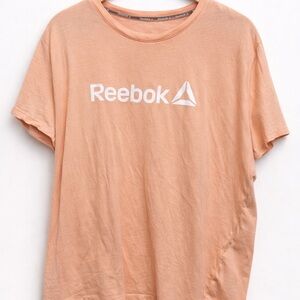Reebok Peach Graphic Tee | Women’s Athletic Shirt | Relaxed Fit